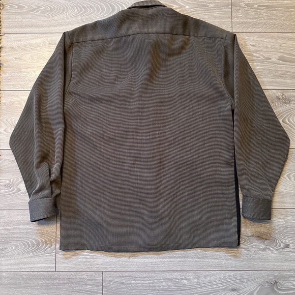 Vintage 80s Two-Tone Heathered Dress Shirt - Picture 2 of 4